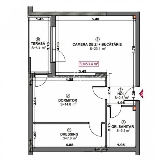 Apartament 2 Camere, LUX, 54 mp, lift, garaj, panoramic, zona Eroilor! - 8