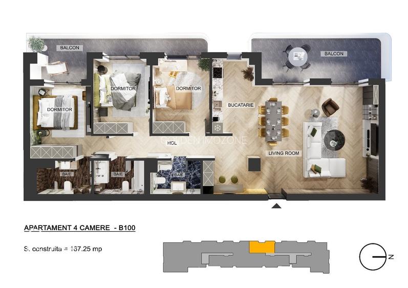Apartamente 4 camere, Pipera, comision 0 % - 13