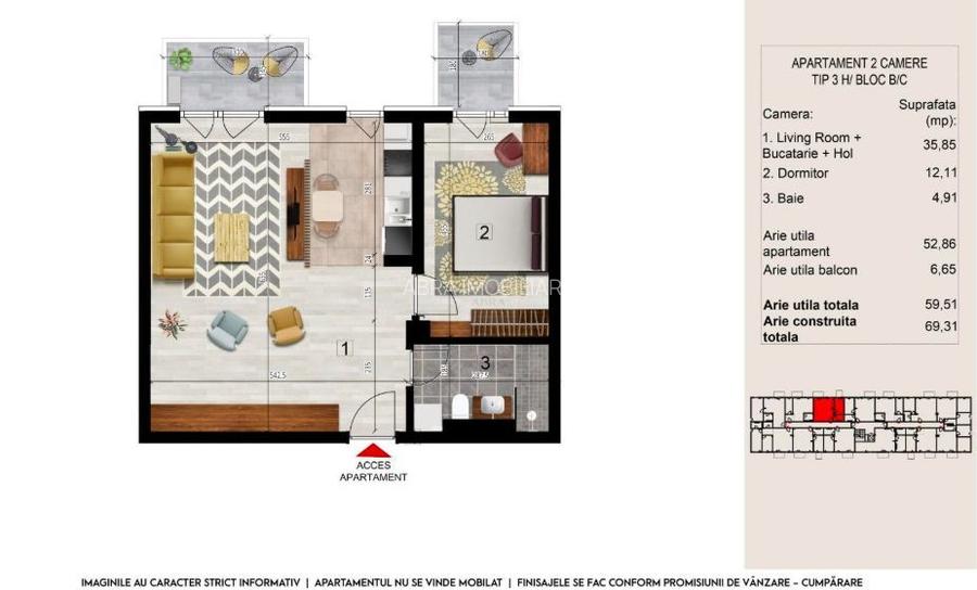 Apartament 2 camere Băneasa-Sisesti - 4