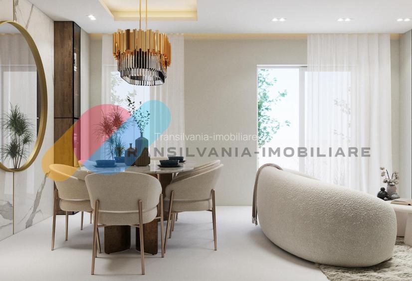 Duplex finisat  modern în Chinteni – 120 mp, teren  360 mp - 3