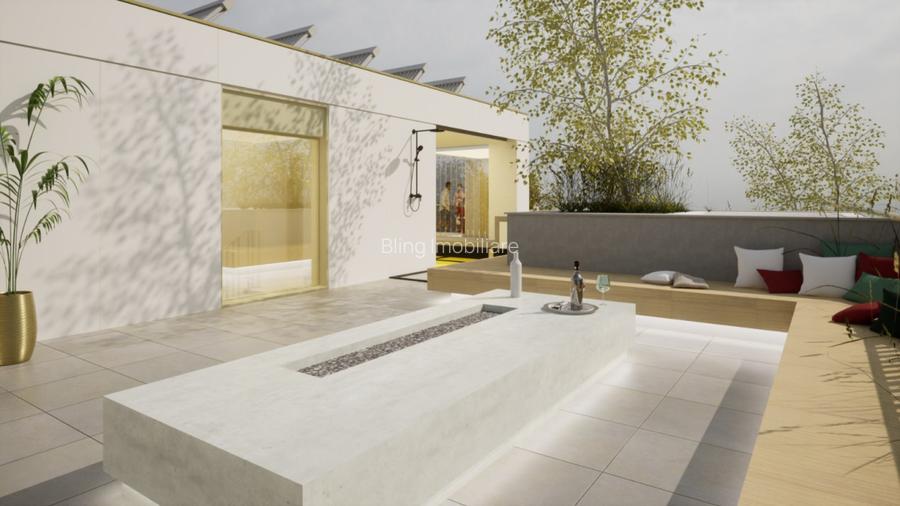 Ap cu 3 camere, 100mp de gradina, LIFT, piscina, 2 parcari sub, Europa - 12