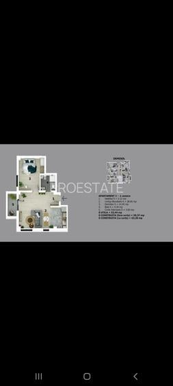 Apartament 2 camere | Mobilat si utilat | 53mp | Parcare inclusa |
