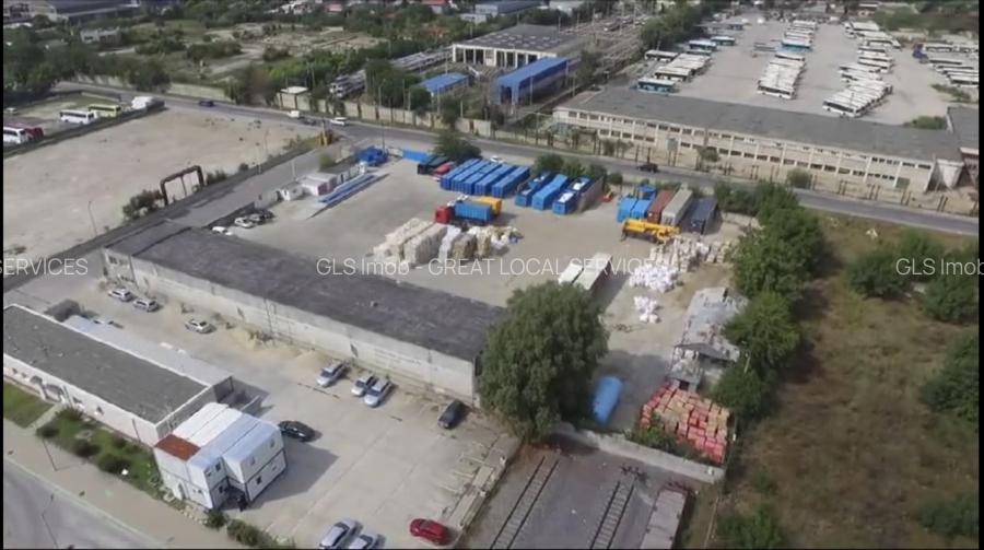 Platforma industriala, 7000 mp teren asfaltat + 1000 mp Hala si Birou - 3