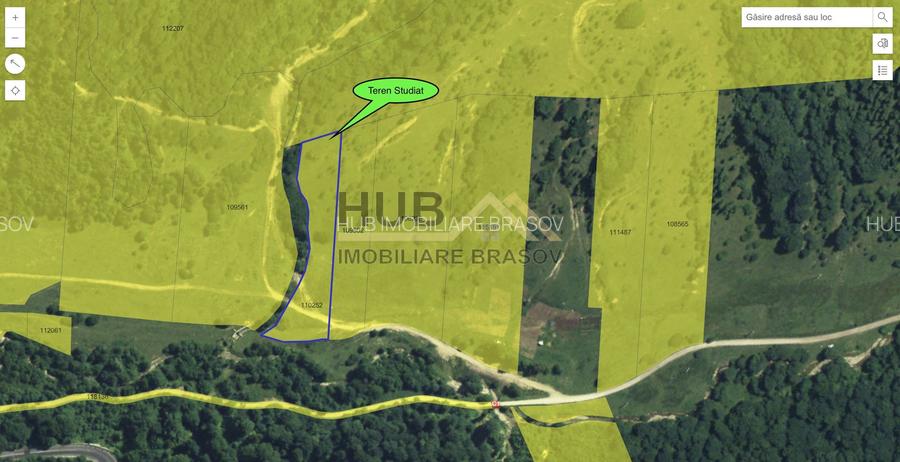 Teren Paraul Rece Rasnov 5.300mp | Priveliste | Extravilan | Curent - 5
