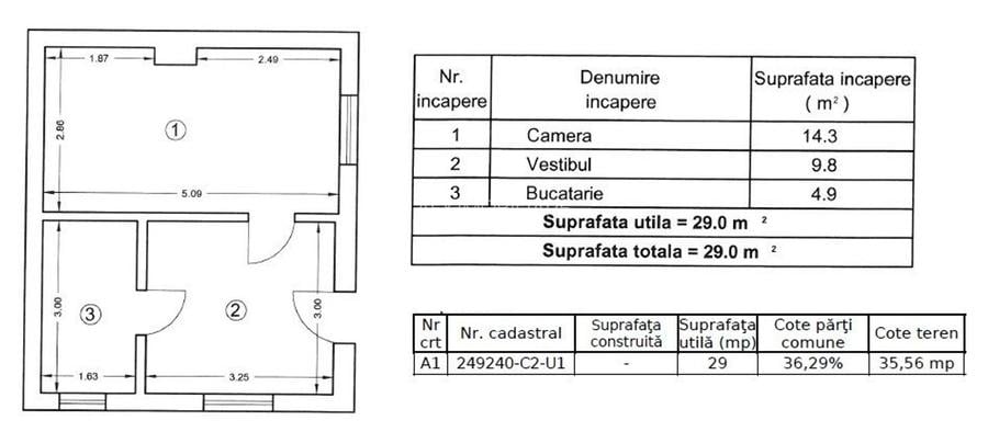 De Vanzare Casa Individuala cu 1 camere, Romana sector 1 - 10