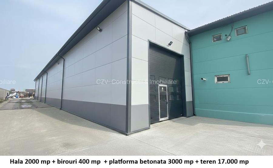 Hala + Cladire birouri + teren 17000mp + 3000 beton, toate utilitatile - 2