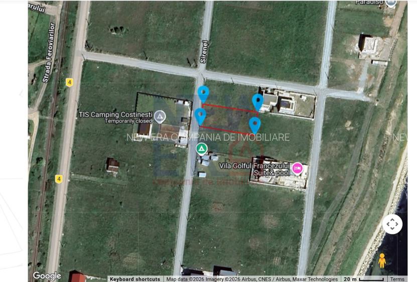 Teren de vanzare 950 mp - zona Golful francez - Costinesti - 3