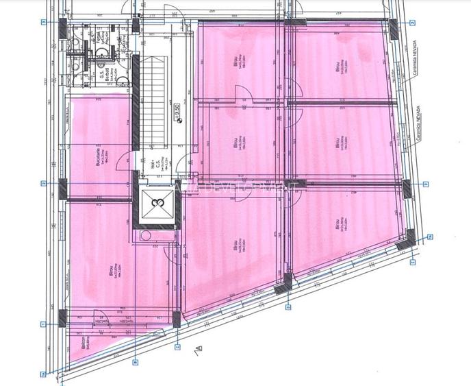 Inchiriere birouri zona Polona, 334-668 mp, comision 0% - 2