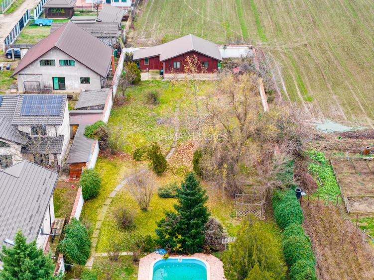 Vilă cu piscină și cabană, teren 2649 mp, Snagov - Ciofliceni - 3