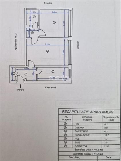 2 camere semidecomandat parter Gara - 9