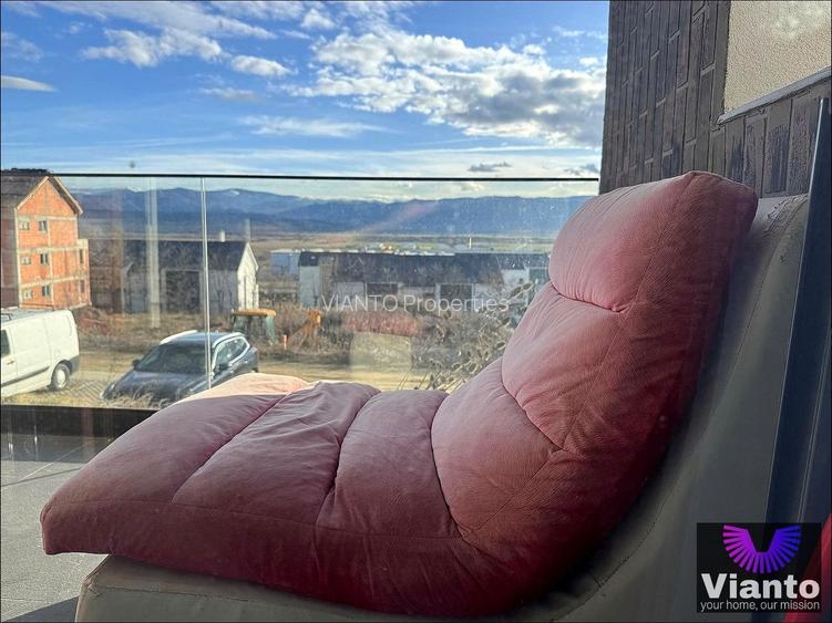 APARTAMENT 2 CAMERE MOBILAT SI UTILAT CU BALCON | VEDERE LIBERA | LOC DE PARCARE - 18