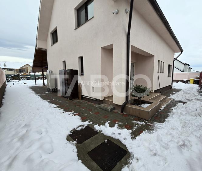 Casa individuala de vanzare teren 852 mp 5 camere 2 bai Selimbar Sibiu - 23