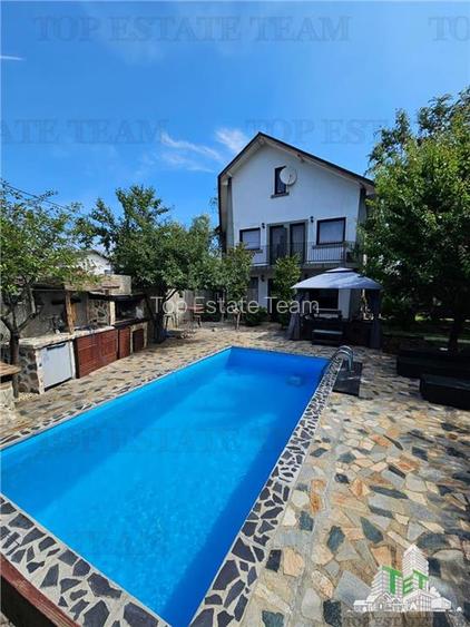 Vila superba, cu piscina, 970mp teren, D+P+E+M, gradina amenajata+pomi fructifer - 16