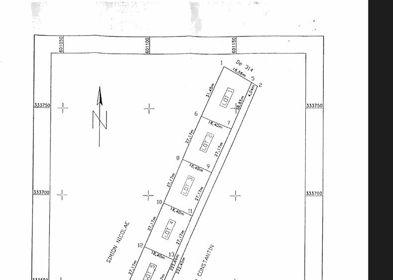 Teren intravilan 665 mp  (550m2 utili) – la șosea principală - 11