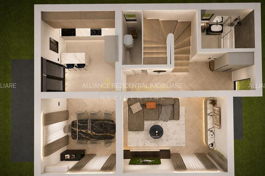 Casa Individuala - 4 camere - 3 bai - 355mp teren - 20