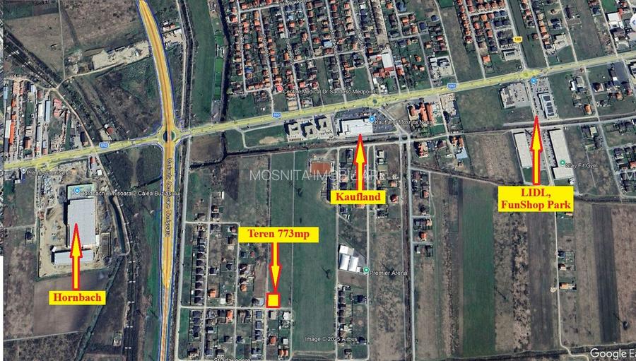 773mp | Teren Mosnita, spate Kaufland | Toate utilitatile - 2