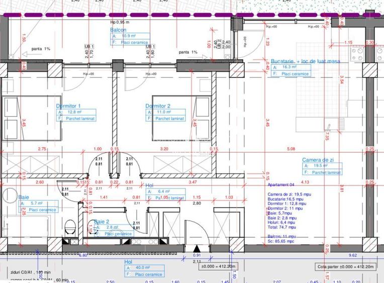 Apartament PREMIUM 3 camere cu GARAJ si boxa - zona Centrala - 11