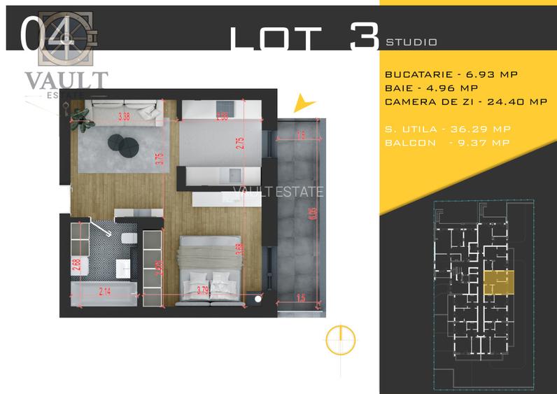 STUDIO -COMPLEX REZIDENTIAL NOU -THEODOR PALLADY - 1