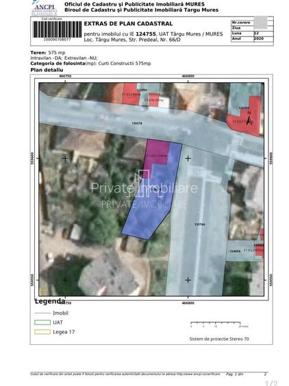 Teren 575 Mp Cu PUZ APROBAT ptr BLOC, Bd Pandurilor, Zona Tudor - 8