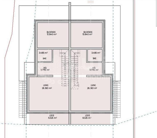 Teren intravilan 709mp autorizat pentru duplex | Borhanci - 4