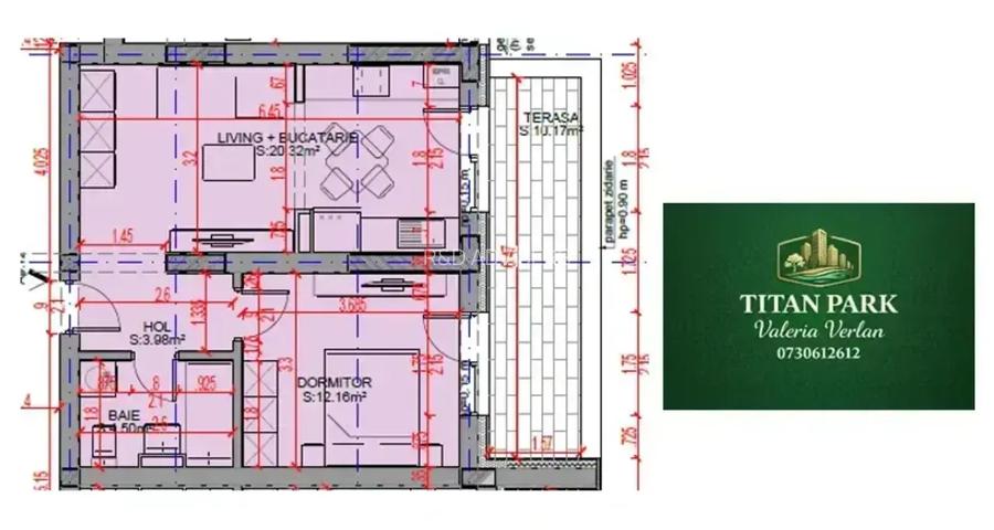 Apartament 2 Camere Parcare Gratis 0% COMISION Metrou Teclu Pallady - 17