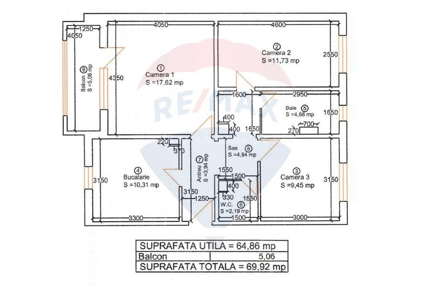 de vânzare apartament 3 camere – Buziaș | Parter | Comision 0% - 14