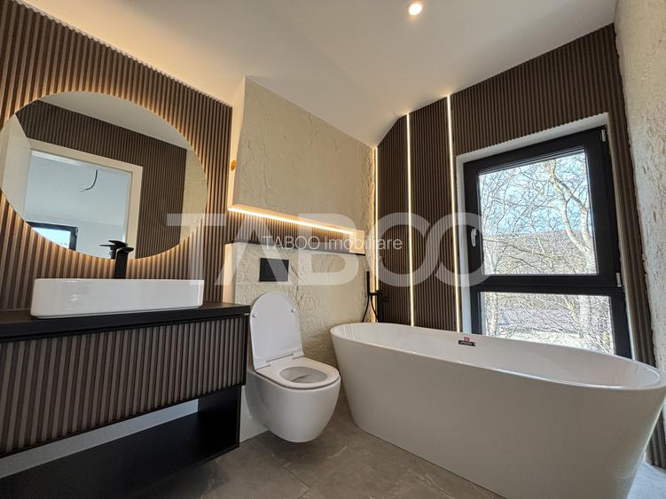 De vanzare casa finisata premium 5 camere curte generoasa in Popesti - 11