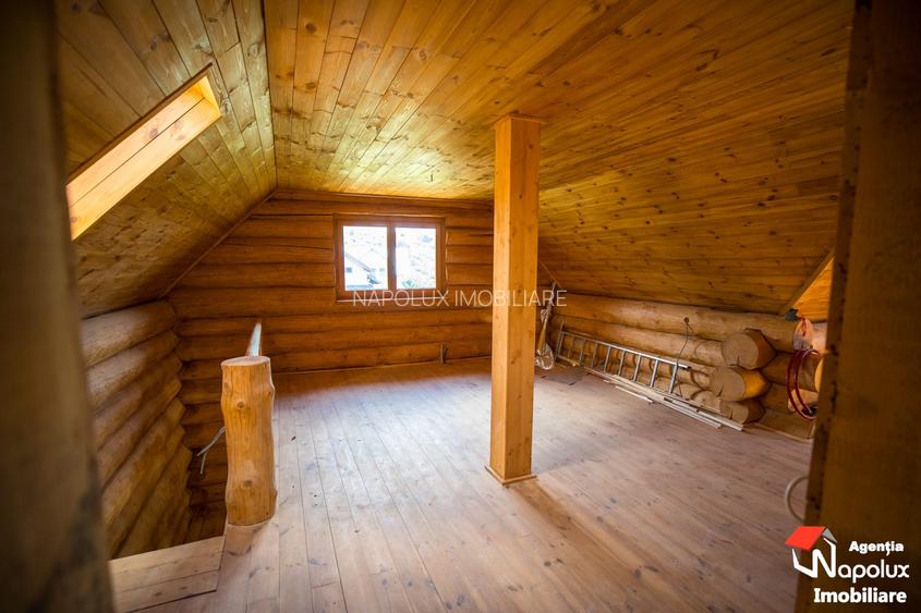 Exclusivitate! Casa din busteni intregi in Chinteni - 5