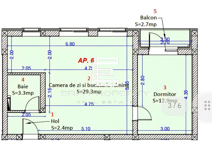 Apartament 2 camere -intabulat - Selimbar zona Shopping City - 1