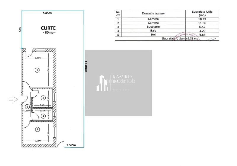Apartament 2 camere +curte proprie 80mp -langa metrou Dimitrie Leonida - 4