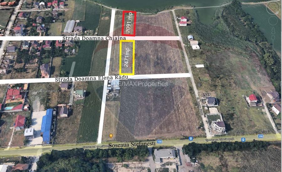 Teren intravilan 2.091 mp cu deschidere la lac – Afumați - 4