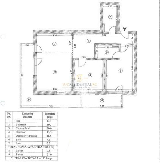 Apartmanet 3 camere, acces metrou Eroii Revolutiei, Tineretului,Sect 4 - 1
