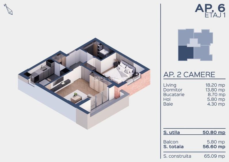 Prelungirea Ghencea-Apartament Nou-Comision 0% - 6