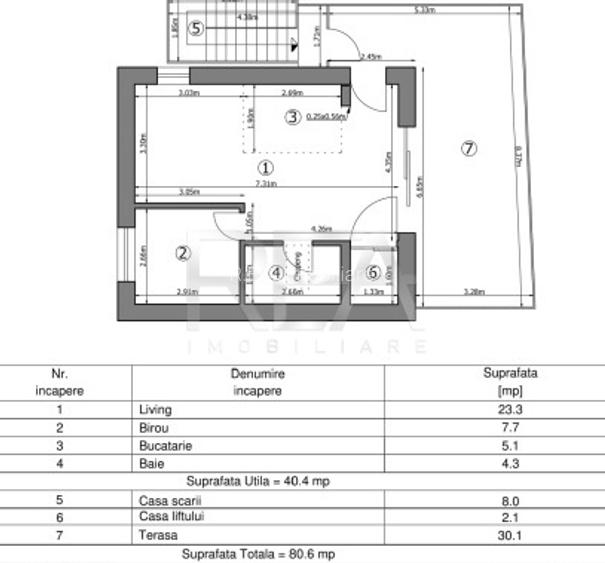 Apartament 4 camere, zona Dorobanti - 37