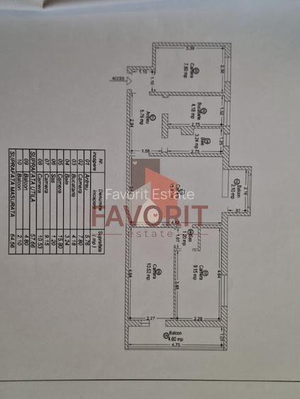 4 camere | etaj intermediar | centrala proprie | zona excelenta | - 7