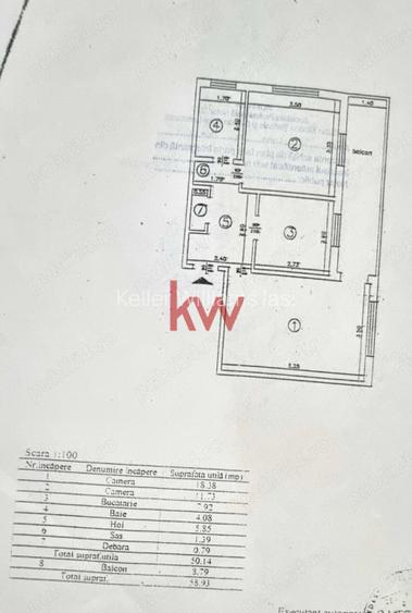 Apartament cu 2 camere decomandate in Nicolina 1, et 3 din 4 ,renovat - 7