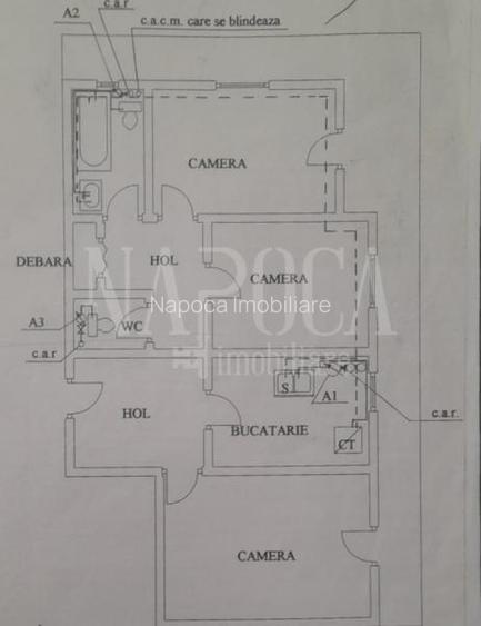 Apartament 3 camere de vanzare in Marasti, Cluj Napoca - 7