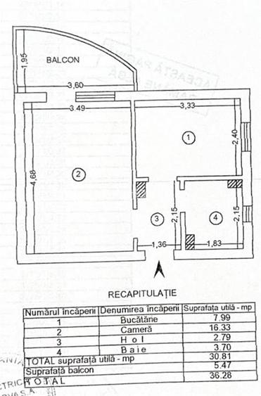 1 CAMERA DECOMANDAT - MOBILAT SI UTILAT - ZONA GARA - 7