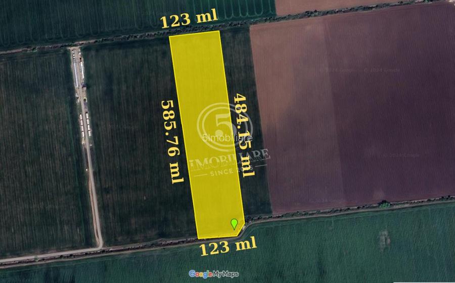 Tunari- Teren Intravilan de Vanzare- 21,67 Euro/mp - 2