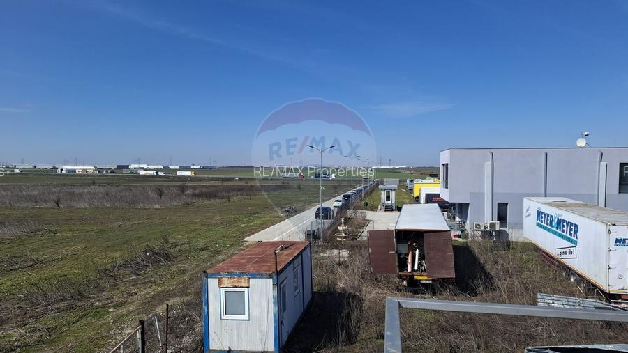 Teren 15.107mp, POT60% + Hală industrială | acces rapid A0 - 7