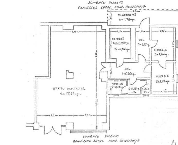 Casa de Cultura, trafic intens, spatiu comercial  106 mp., vitrina, rampa - 16