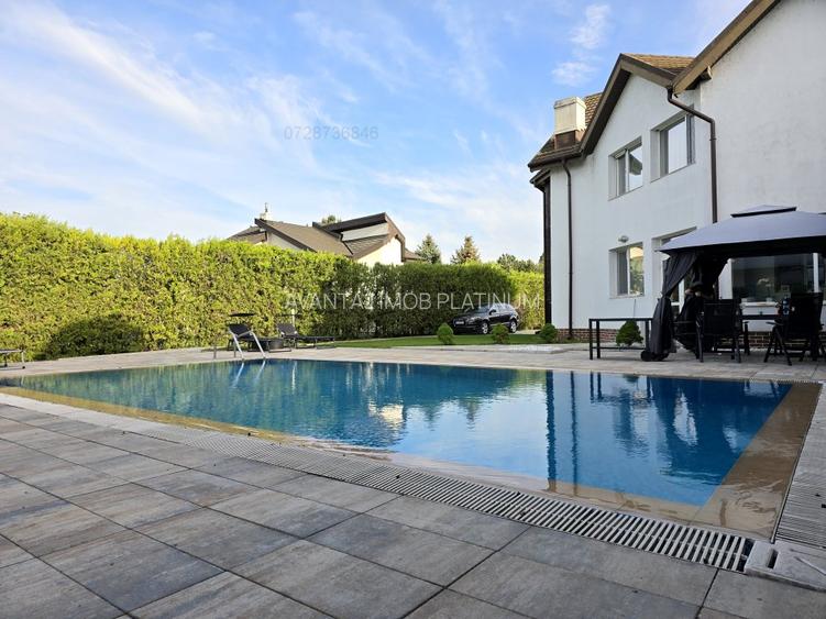 Corbeanca, vila superba, 2083 mp teren cu iesire la lac si drept de agrement - 2