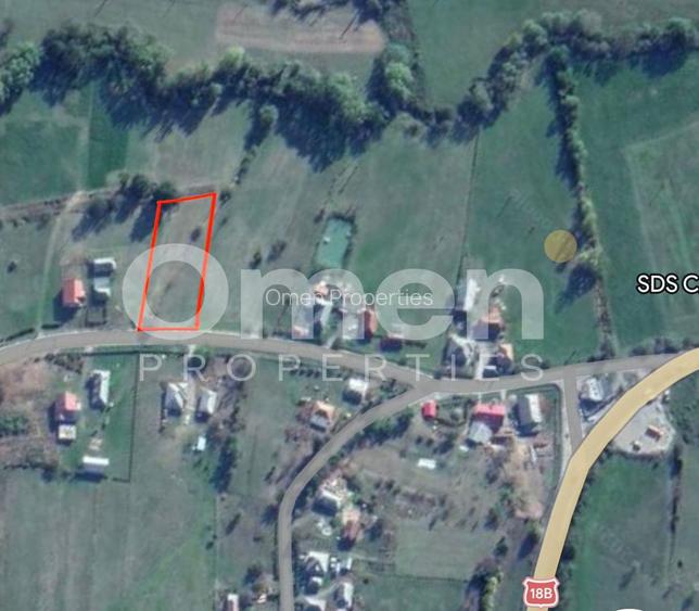 Teren intravilan 2500 mp in Berinta | Front stradal 22.5 m - 2