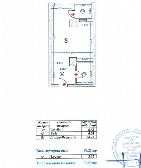 Studio de vanzare bloc nou Unirii - New City Residence - 15