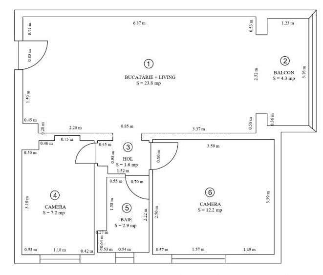 Apartament Premium 2 Camere Renovat – zona IUS - 8