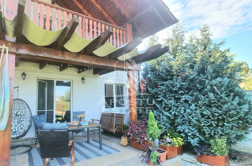 Duplex cu 4 camere, 3 bai, garaj, la asfalt,canalizare, Mosnita Noua - 14