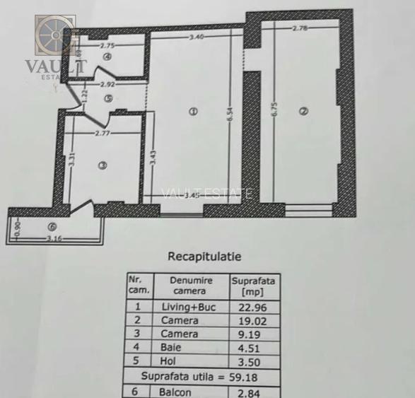 Apartament 3 camere - BLOC 2022 - zona VIILOR - 1