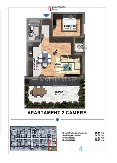 Apartament 2 camere Campeador City parcate subterana - 8