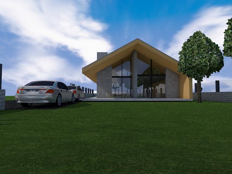 Teren cu PUZ +Autorizatie pt Casa 1930 M la Lac Com Geaca  Cluj - 2