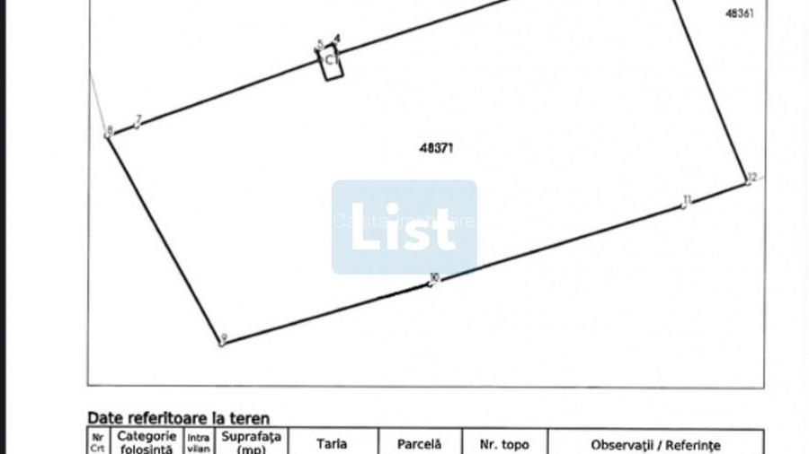 Teren intravilan pe drumul Lupacului 12 euro mp si 1069 mp extravilan - 2